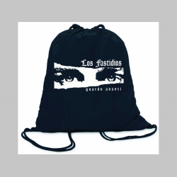 Los Fastidios  ľahké sťahovacie vrecko ( batôžtek / vak ) s čiernou šnúrkou, 100% bavlna 100 g/m2, rozmery cca. 37 x 41 cm